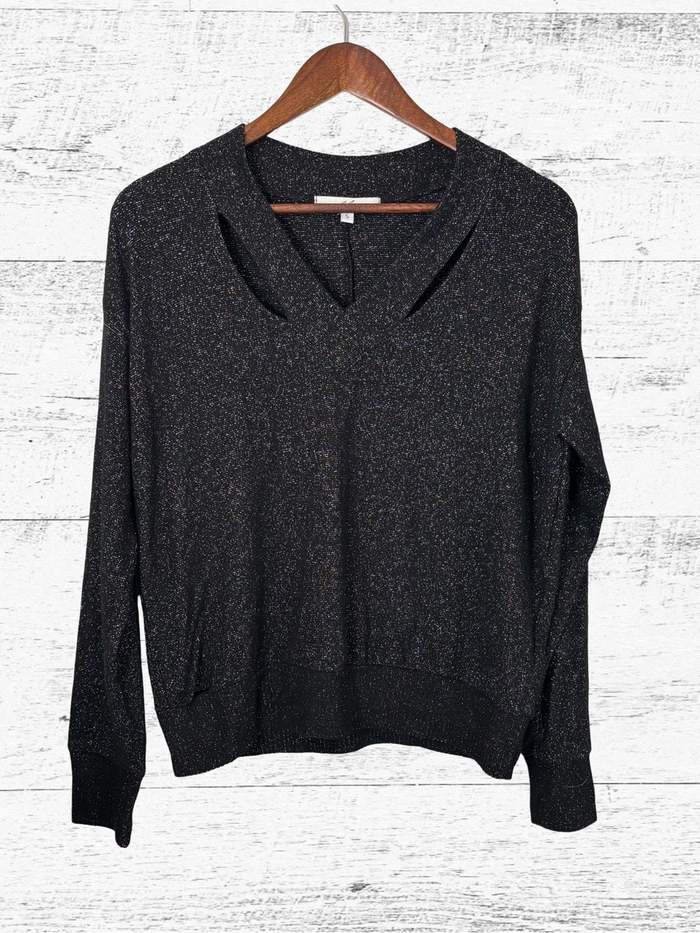 Red Haute Metallic Sweater